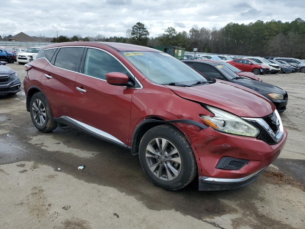 2017 Nissan Murano VIN 5N1AZ2MG3HN122150 Copart auction photo, front end damage thumbnail 4