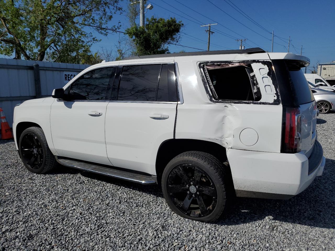 2016 GMC Yukon VIN 1GKS1BKC8GR232025 Copart auction photo, side damage thumbnail 2