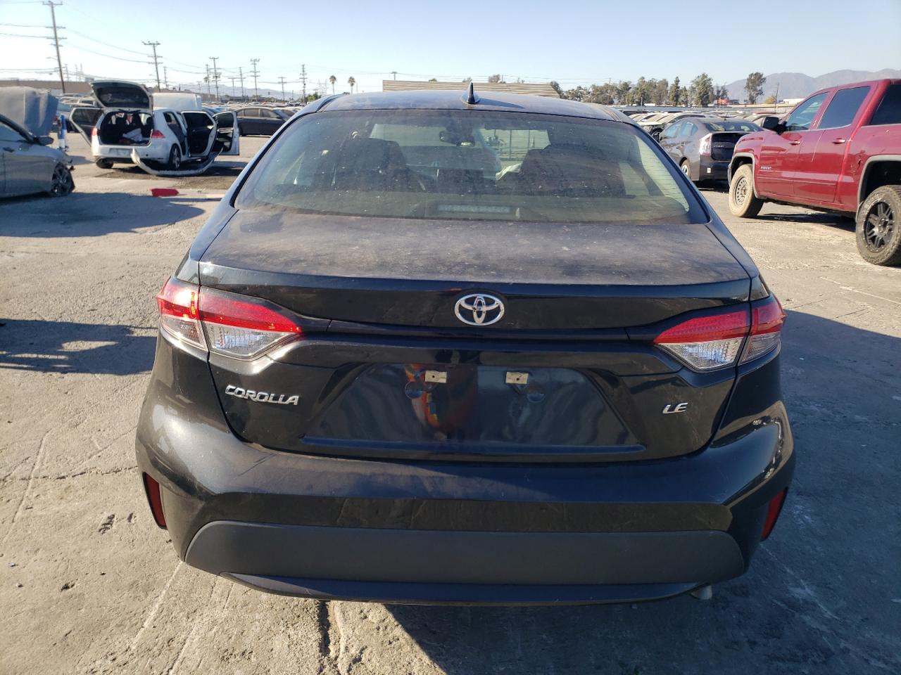 2020 Toyota Corolla VIN 5YFEPRAE3LP102810 Copart auction photo, front end / rear end damage thumbnail 6
