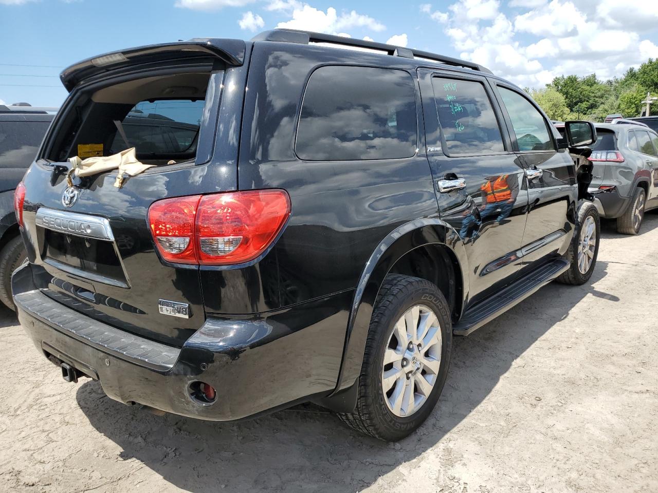 2011 Toyota Sequoia VIN 5TDYY5G11BS035766 Copart auction photo, front end damage thumbnail 3