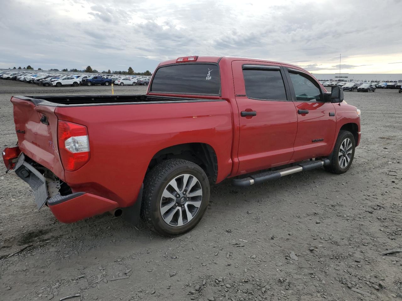 2019 Toyota Tundra VIN 5TFHY5F13KX801217 Copart auction photo, rear end damage thumbnail 3