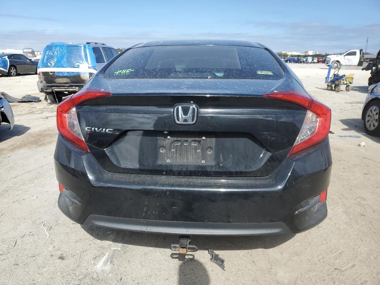 2016 Honda Civic VIN 19XFC2E52GE032399 Copart auction photo, front end / side damage thumbnail 6