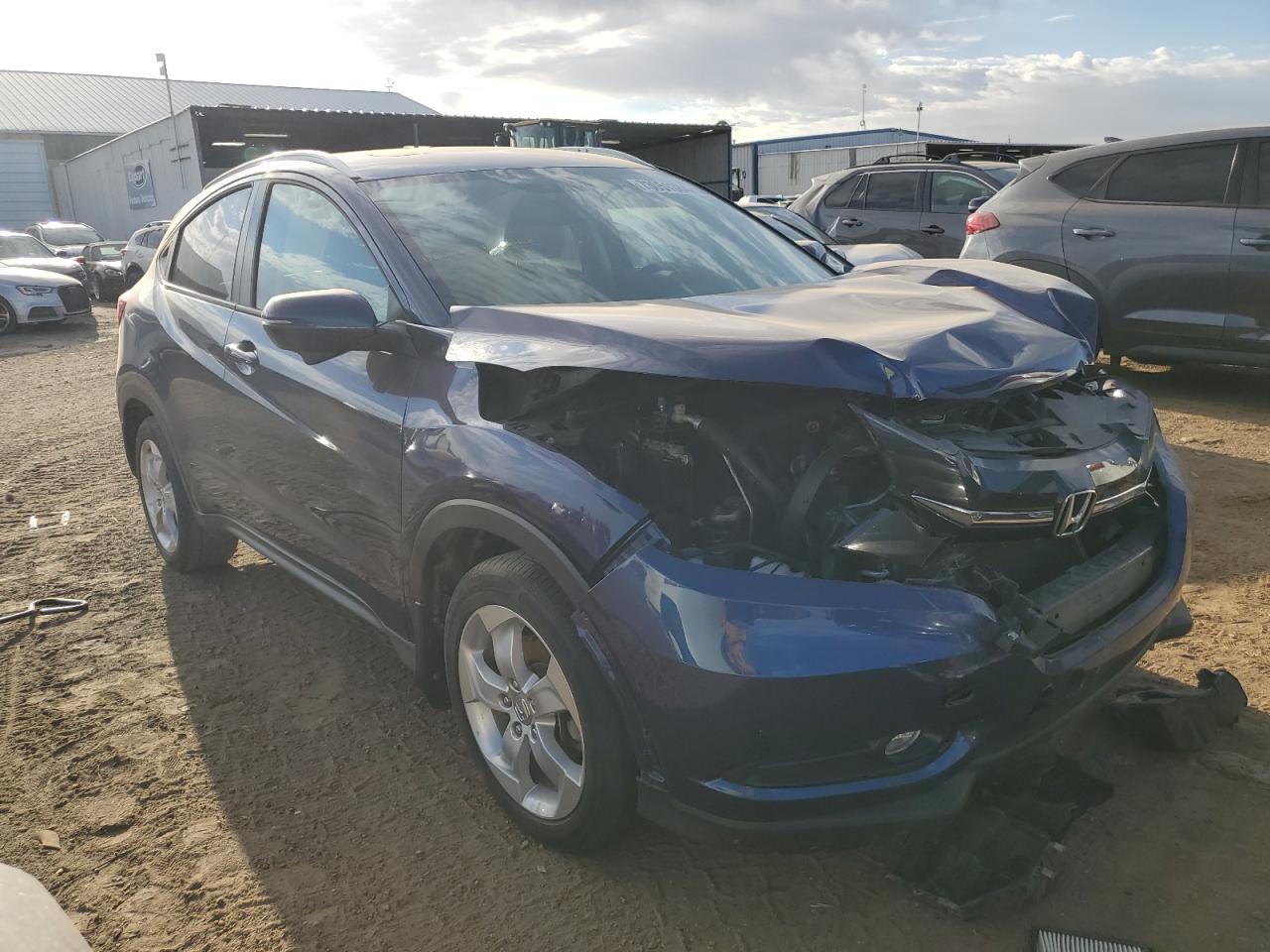 2016 Honda HR-V VIN 3CZRU6H77GM724821 Copart auction photo, front end damage thumbnail 4