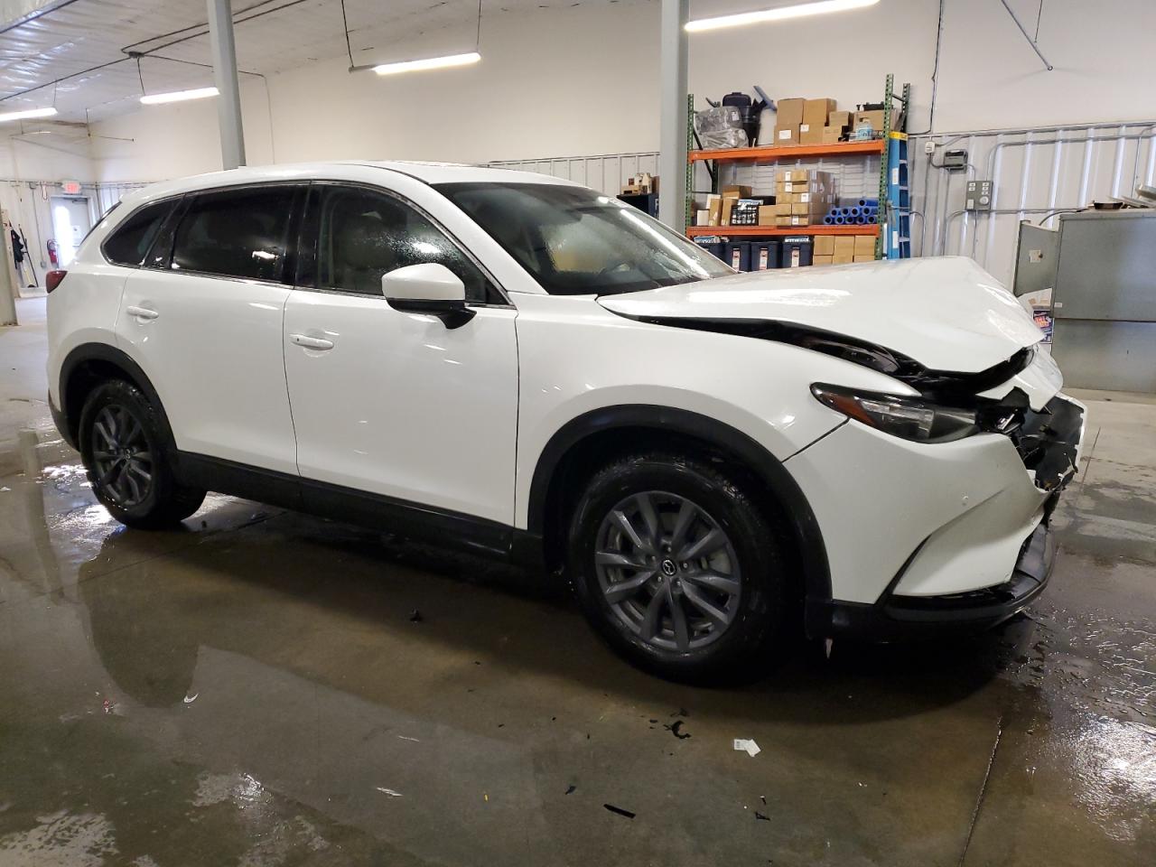 2022 Mazda CX-9 VIN JM3TCBCY6N0622621 Copart auction photo, front end damage thumbnail 4