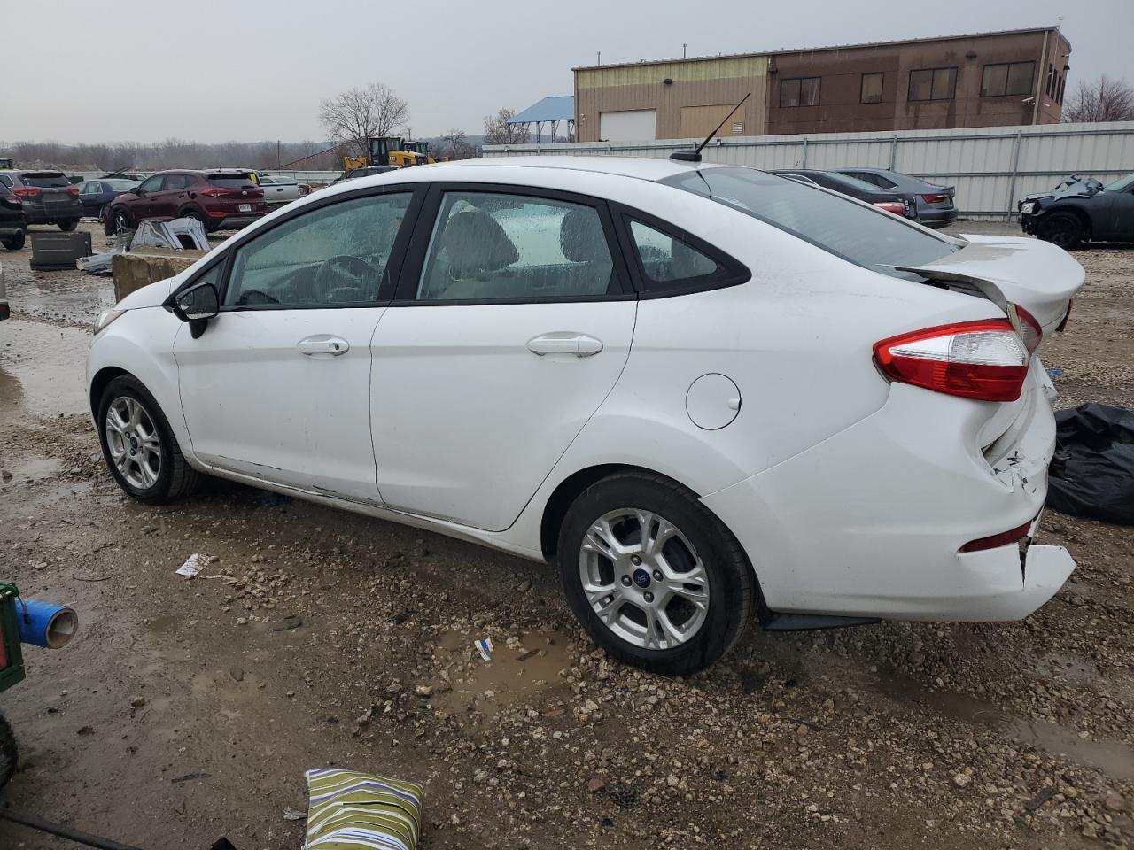 2014 Ford Fiesta VIN 3FADP4BJ6EM174420 Copart auction photo, all over damage thumbnail 2