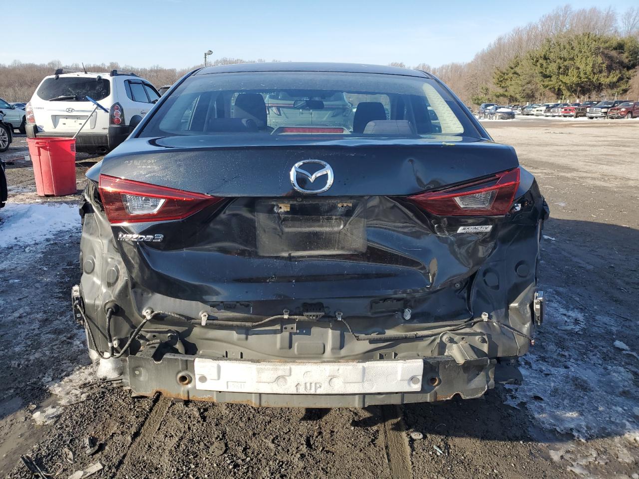 2016 Mazda 3 VIN JM1BM1U73G1292743 Copart auction photo, rear end damage thumbnail 6