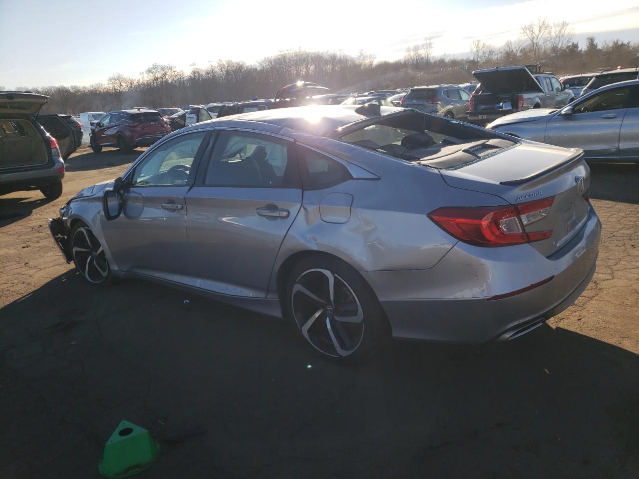 2022 Honda Accord VIN 1HGCV1F34NA026402 Copart auction photo, all over damage thumbnail 2
