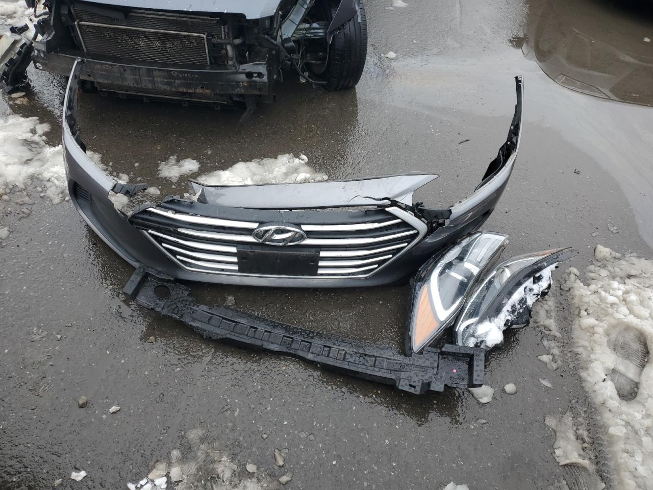 2018 Hyundai Elantra VIN 5NPD74LF2JH378183 Copart auction photo, all over damage thumbnail 12