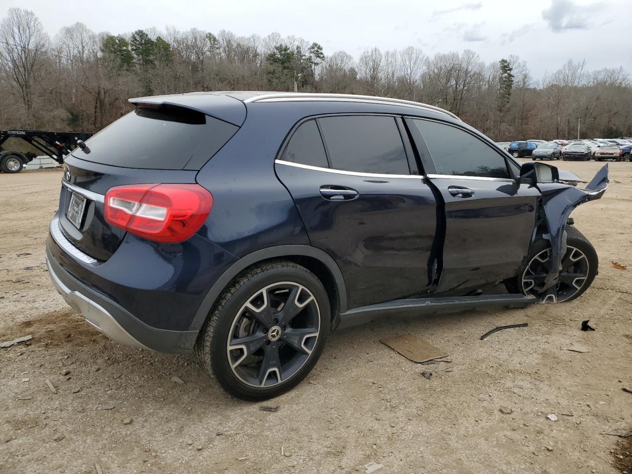 2018 Mercedes-Benz GLA-klasse VIN WDCTG4EB0JJ399959 Copart auction photo, front end damage thumbnail 3
