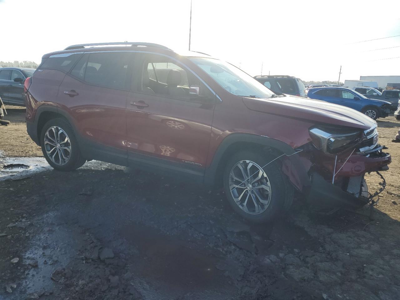 2018 GMC Terrain VIN 3GKALPEX2JL351558 Copart auction photo, front end damage thumbnail 4