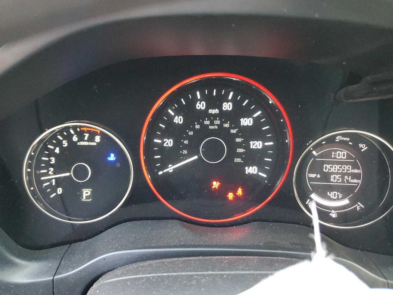 2022 Honda HR-V VIN 3CZRU6H32NM741374 Copart auction photo, front end damage thumbnail 9