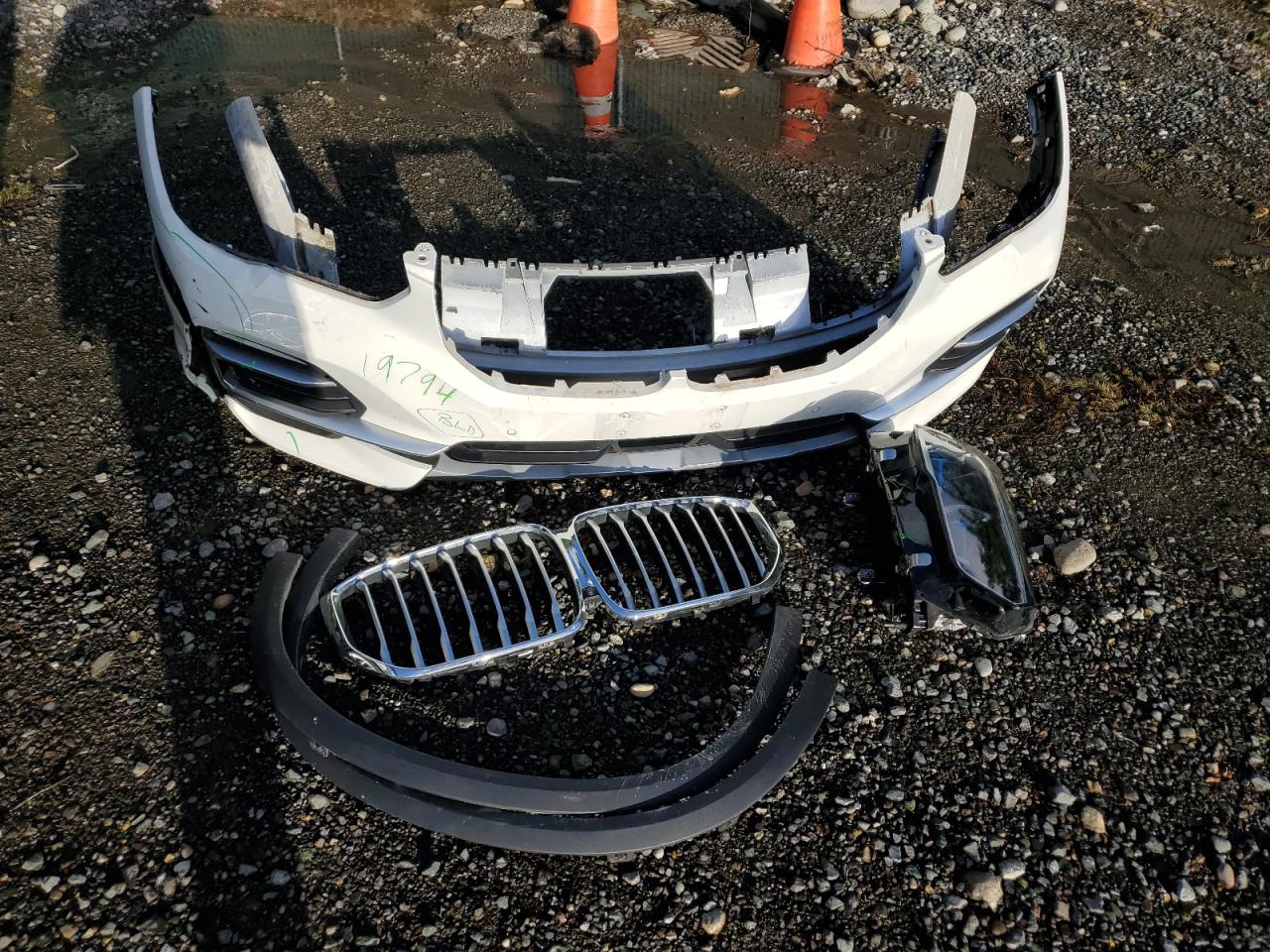 2021 BMW X5 VIN 5UXTA6C04M9H52389 Copart auction photo, front end / rear end damage thumbnail 13