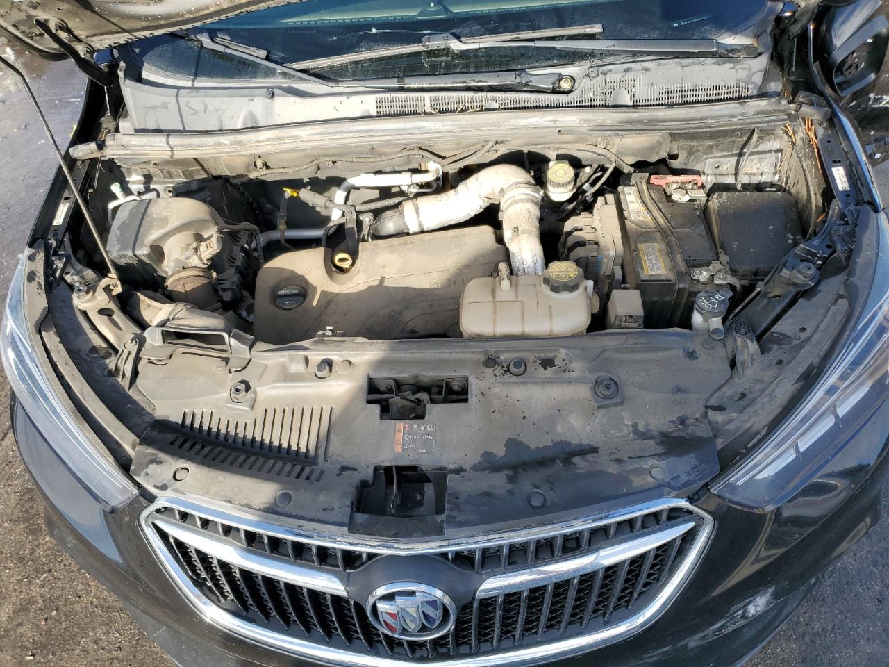 2019 Buick Encore VIN KL4CJCSMXKB802827 Copart auction photo, side / front end damage thumbnail 12