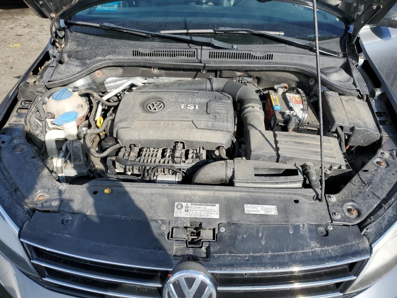 2015 Volkswagen Jetta VIN 3VWD17AJ7FM296586 Copart auction photo, rear end / minor dent/scratches damage thumbnail 13