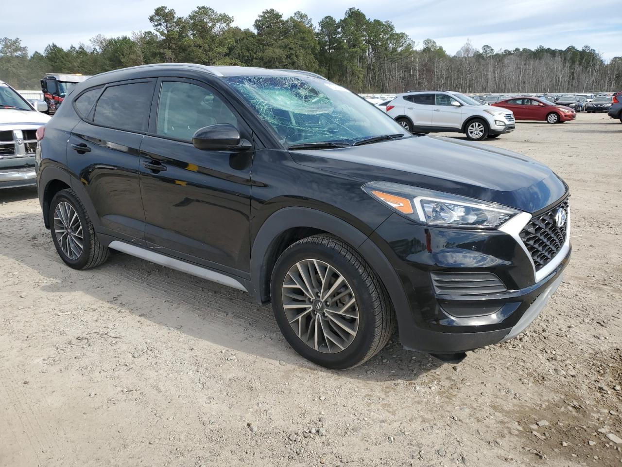 2019 Hyundai Tucson VIN KM8J33AL3KU880317 Copart auction photo, front end damage thumbnail 4