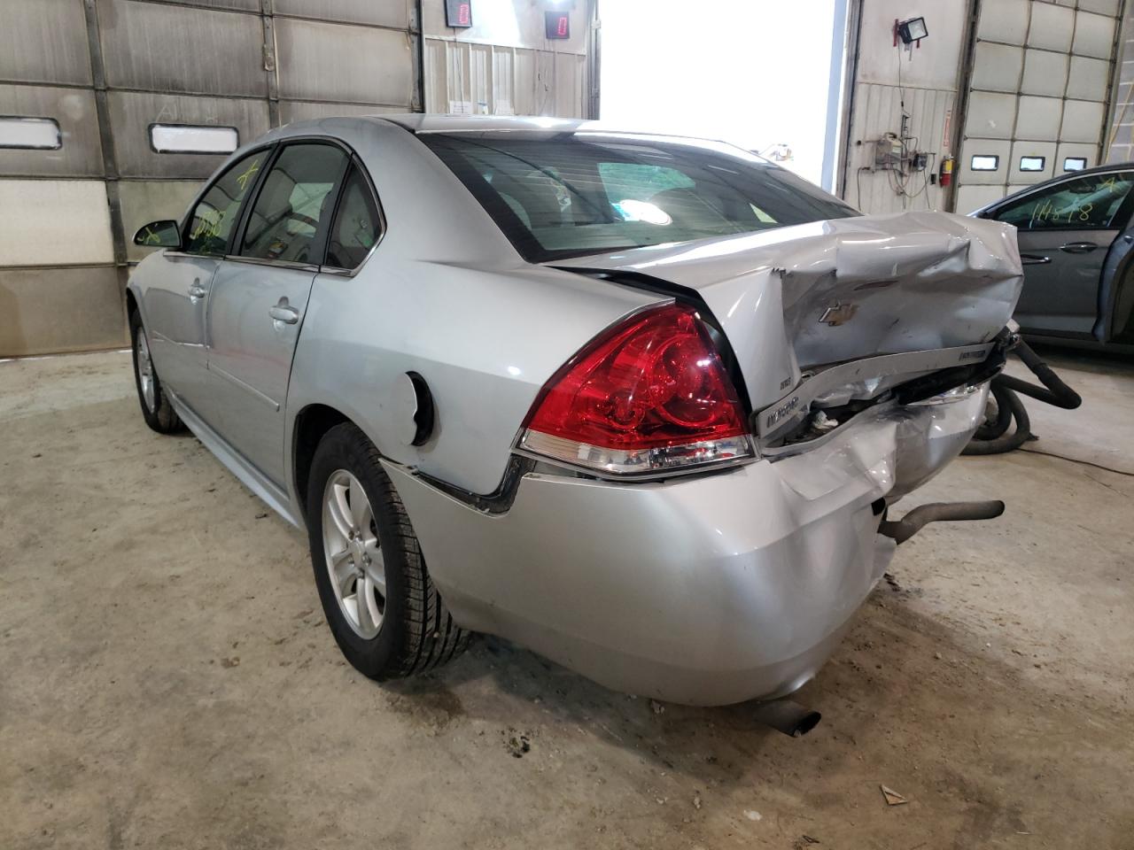 2012 Chevrolet Impala VIN 2G1WF5E39C1143099 Copart auction photo, rear end / undercarriage damage thumbnail 3