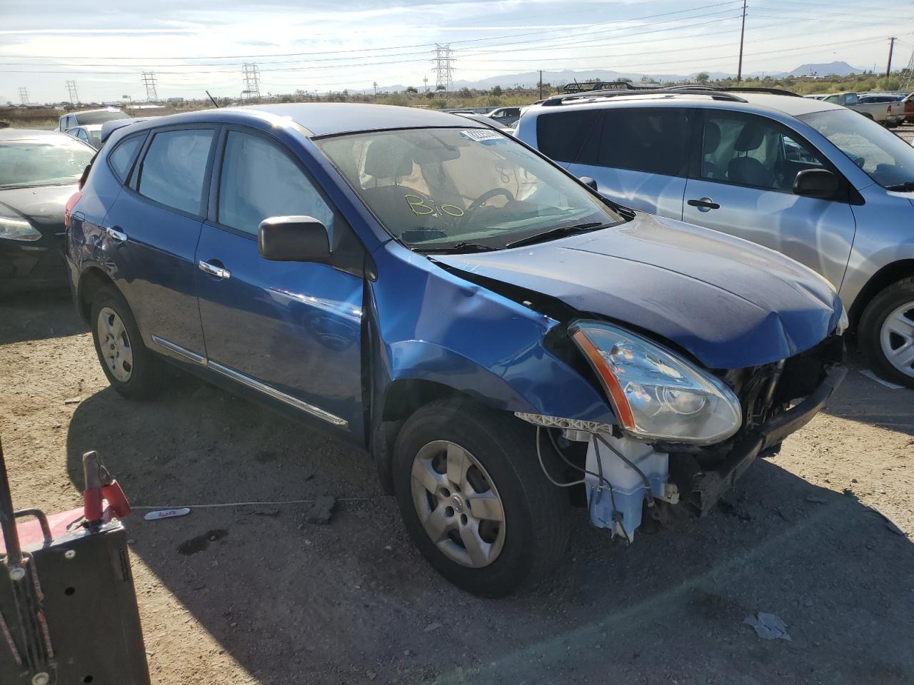 2011 Nissan Rogue VIN JN8AS5MV4BW306141 Copart auction photo, front end / mechanical damage thumbnail 4