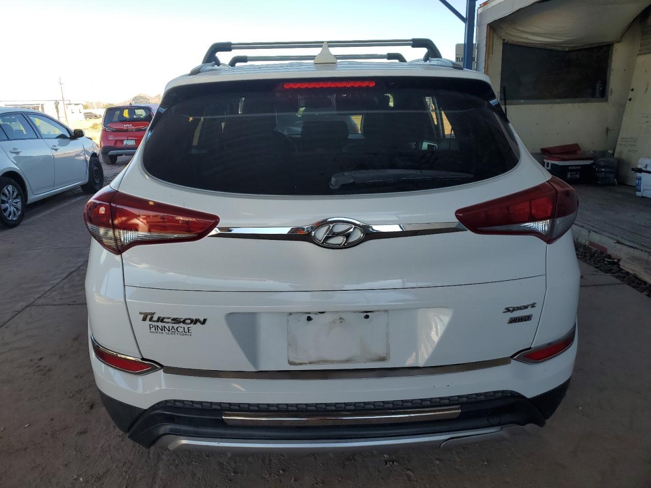 2016 Hyundai Tucson VIN KM8J3CA45GU177057 Copart auction photo, all over damage thumbnail 6