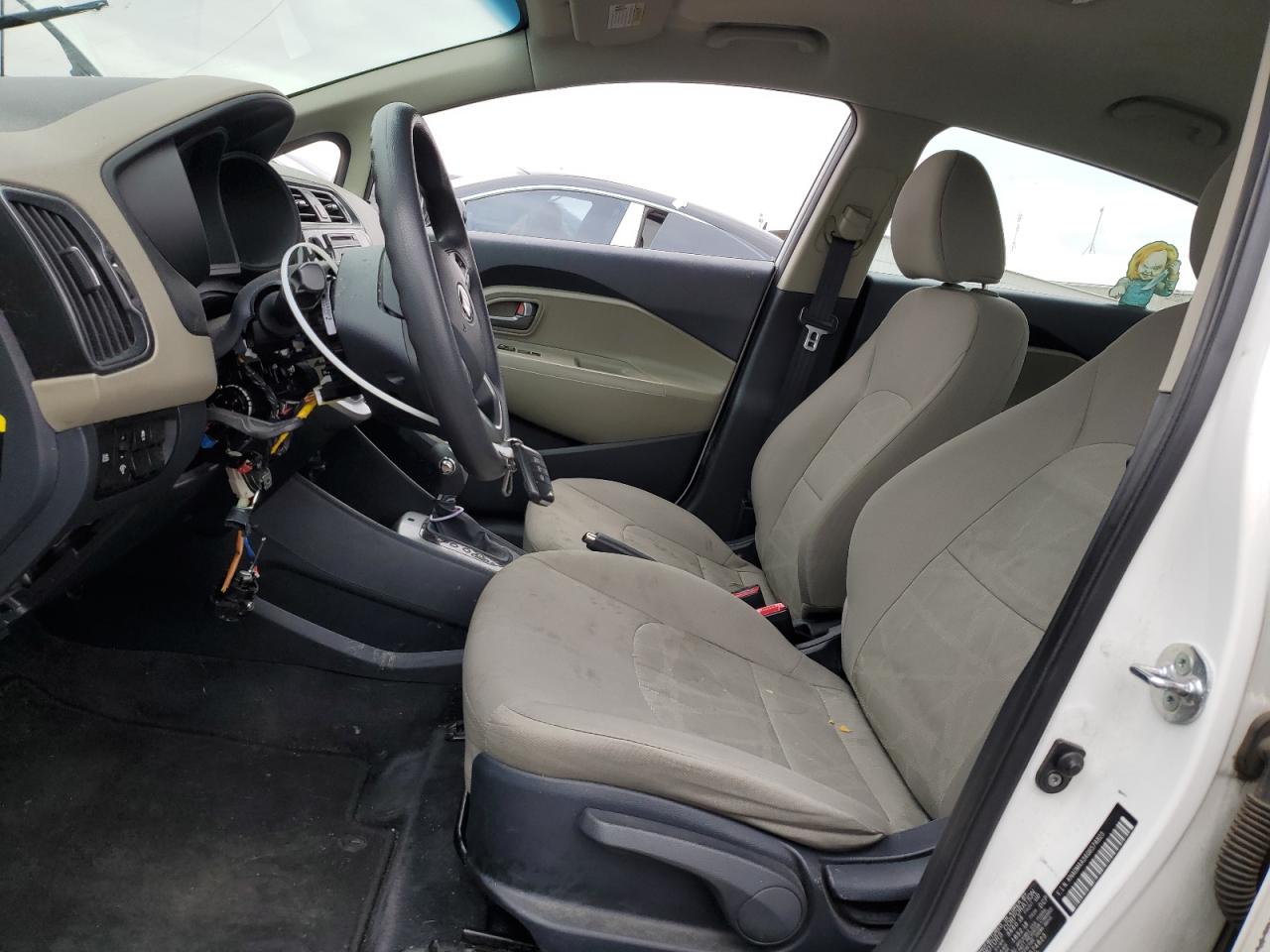 2016 KIA Rio VIN KNADM4A34G6574823 Copart auction photo, vandalism / front end damage thumbnail 7