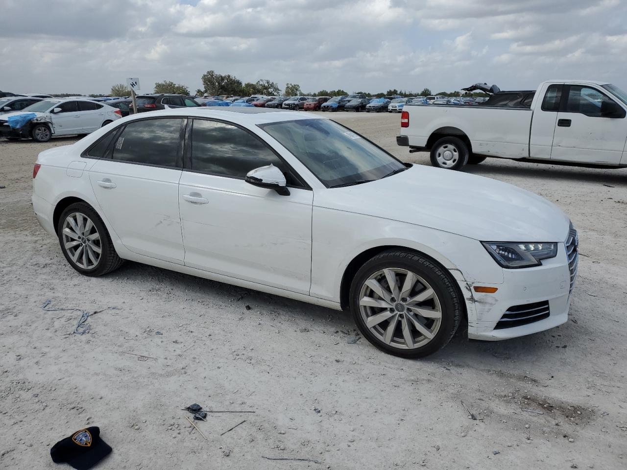 2017 Audi A4 VIN WAUGNAF47HN007605 Copart auction photo, front end damage thumbnail 4