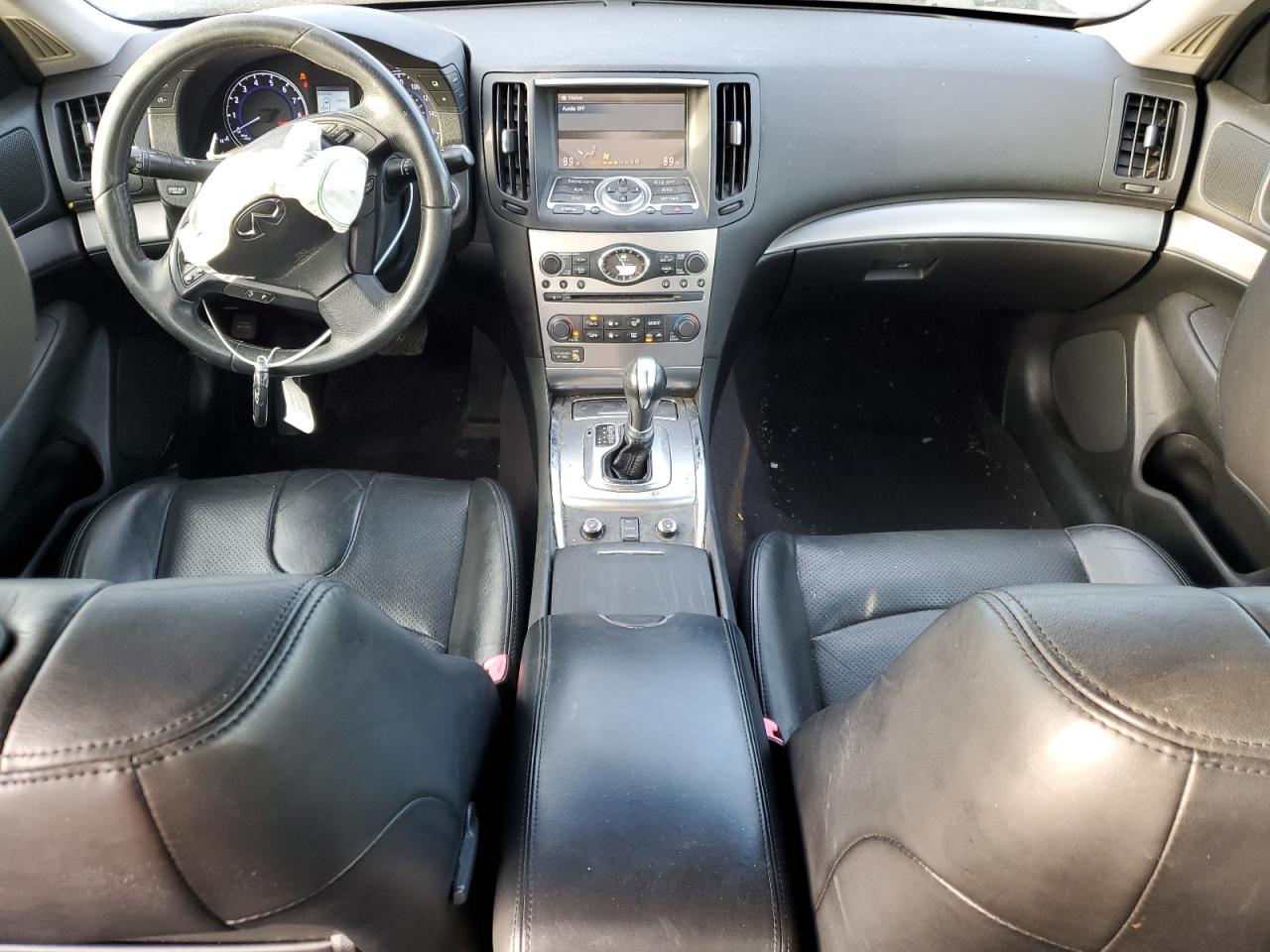 2012 Infiniti G VIN JN1DV6AR0CM860645 Copart auction photo, front end damage thumbnail 8