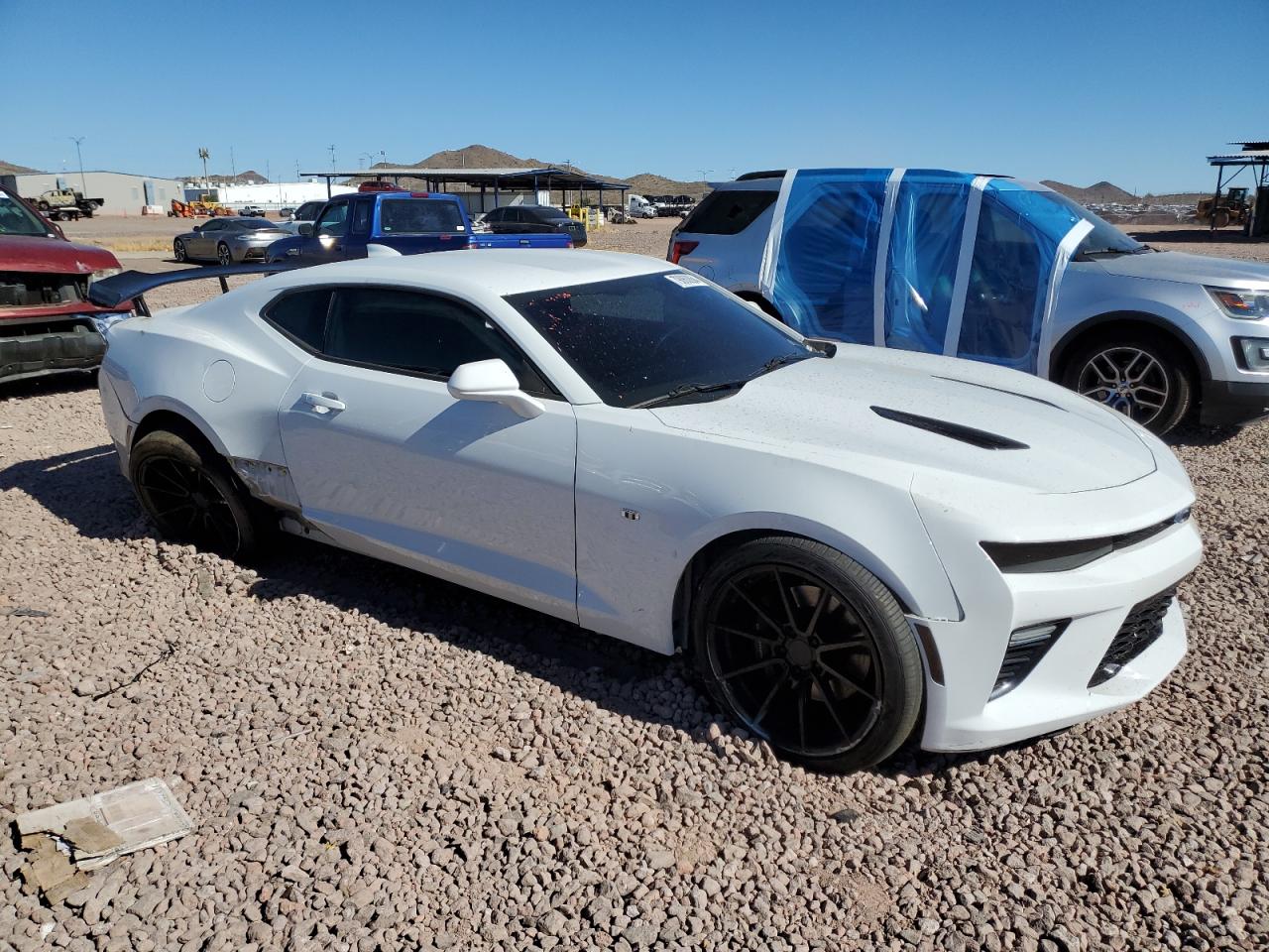 2018 Chevrolet Camaro VIN 1G1FH1R71J0103334 Copart auction photo, rear end damage thumbnail 4