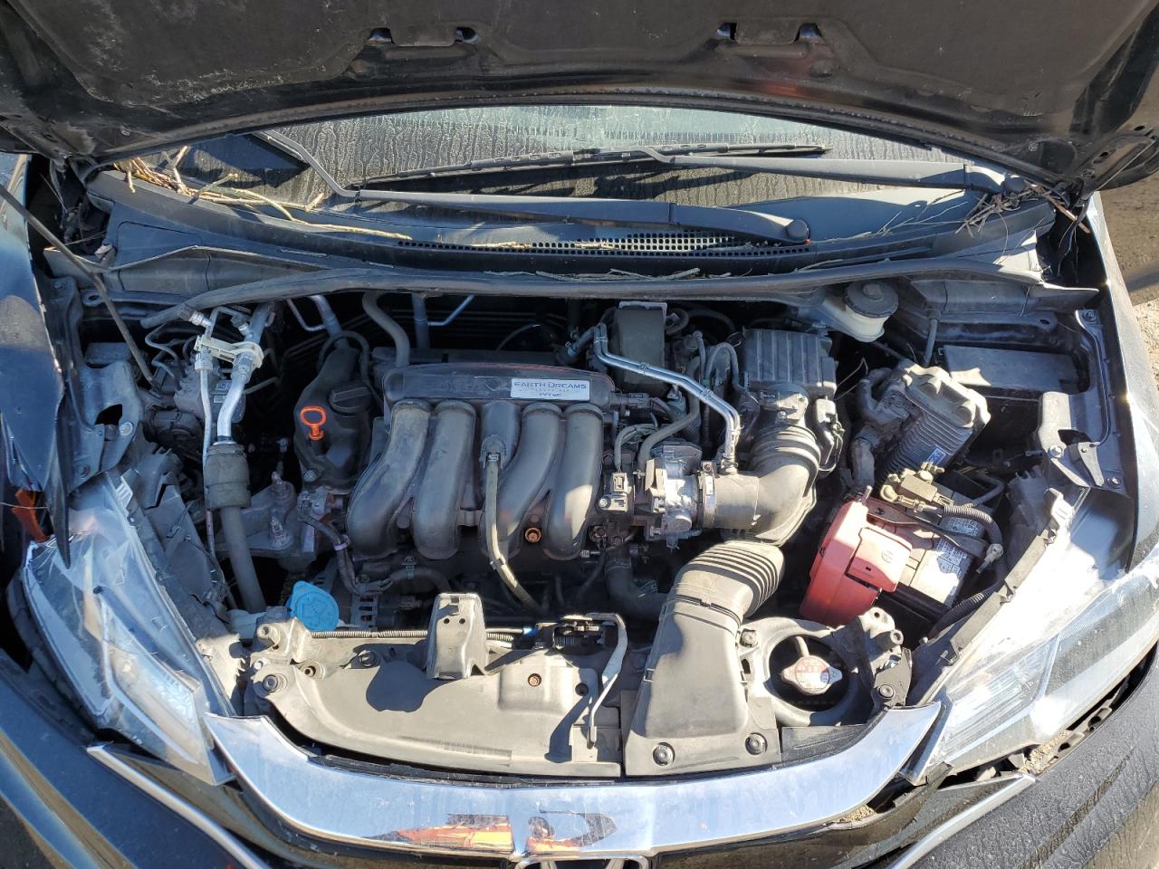 2019 Honda Fit VIN 3HGGK5H4XKM737804 Copart auction photo, front end / side damage thumbnail 13