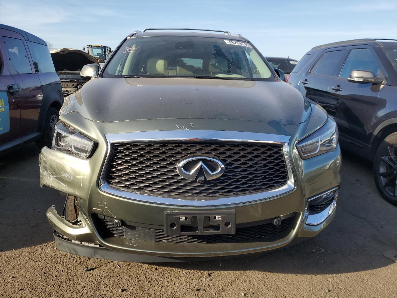 2017 Infiniti QX60 VIN 5N1DL0MM6HC513197 Copart auction photo, side / minor dent/scratches damage thumbnail 5
