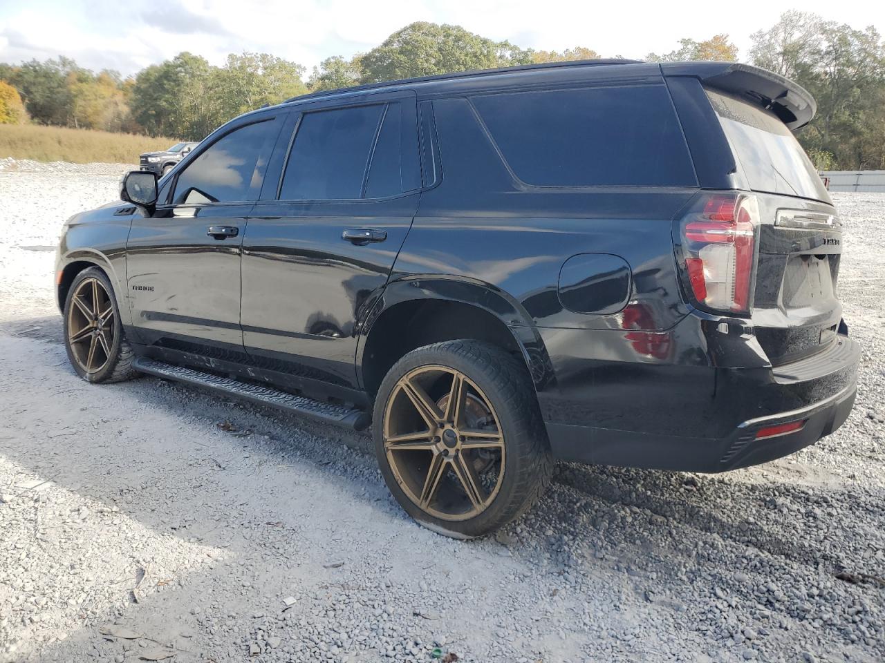 2021 Chevrolet Tahoe VIN 1GNSKPKDXMR264900 Copart auction photo, front end / side damage thumbnail 2
