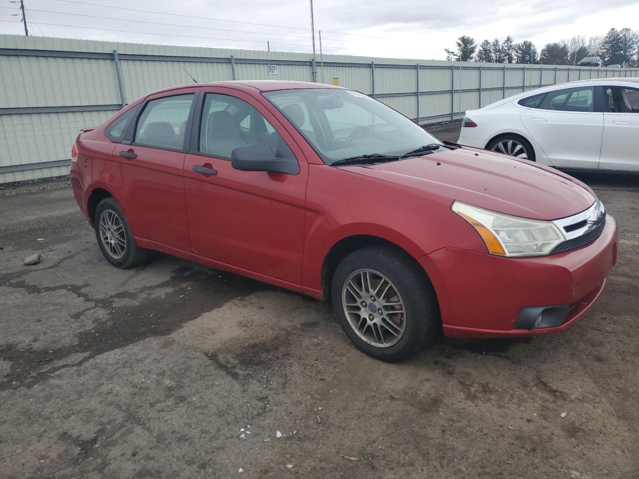 2010 Ford Focus VIN 1FAHP3FN1AW107713 Copart auction photo, front end / side damage thumbnail 4