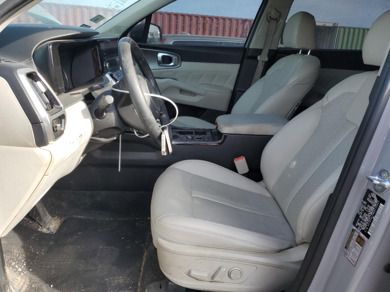 2022 KIA Sorento VIN 5XYRK4LF8NG135821 Copart auction photo, all over / undercarriage damage thumbnail 7