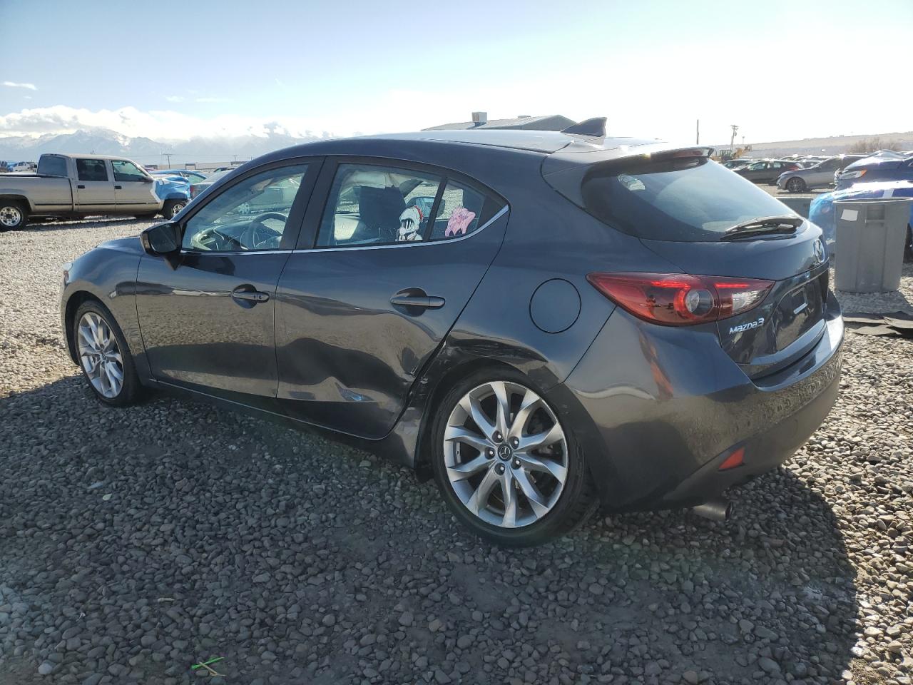 2016 Mazda 3 VIN JM1BM1N37G1353765 Copart auction photo, side damage thumbnail 2