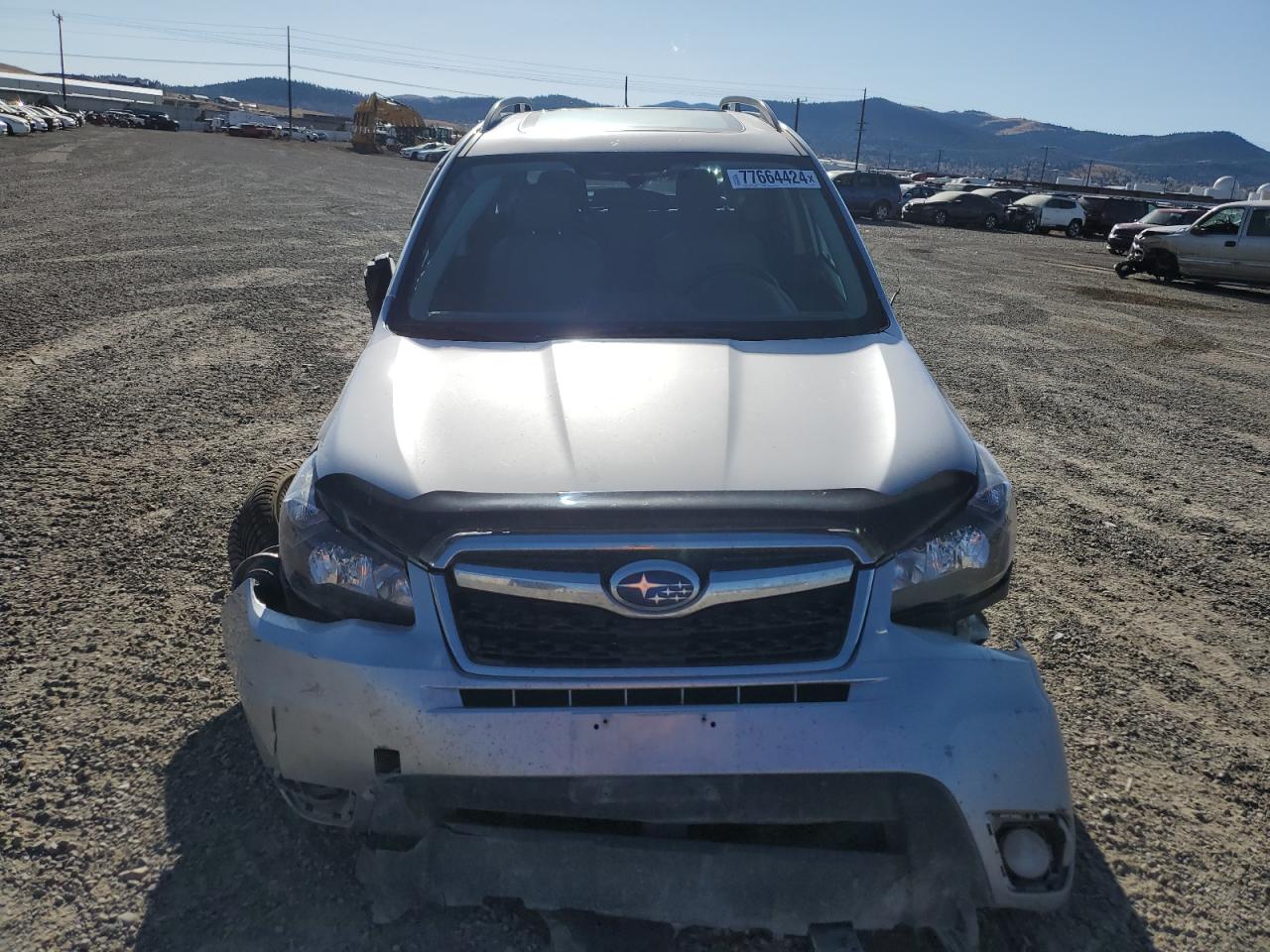 2014 Subaru Forester VIN JF2SJAHC1EH437932 Copart auction photo, front end / side damage thumbnail 5