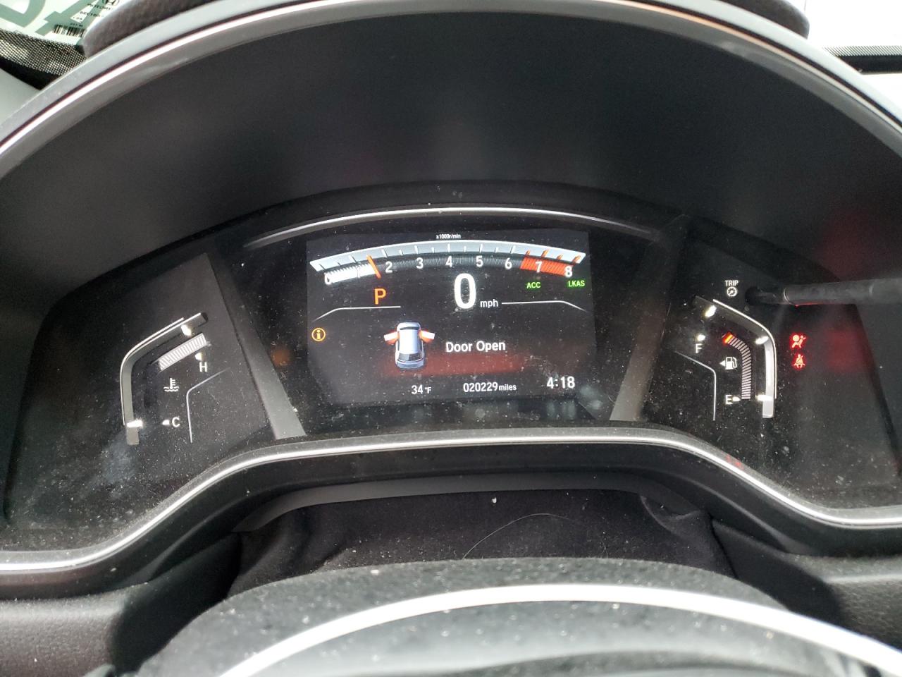 2019 Honda CR-V VIN 7FARW2H88KE035910 Copart auction photo, side / front end damage thumbnail 9