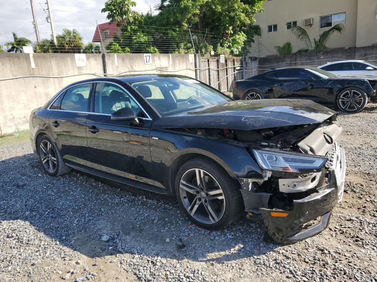 2018 Audi A4 VIN WAULMAF44JN007679 Copart auction photo, front end / minor dent/scratches damage thumbnail 4
