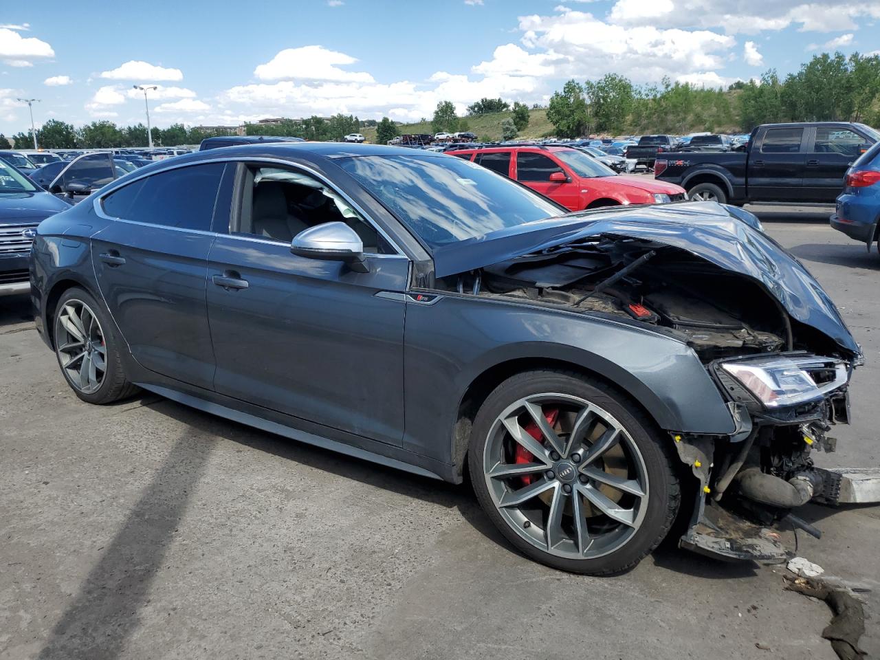 2018 Audi RS5 VIN WAUB4CF56JA040500 Copart auction photo, front end damage thumbnail 4