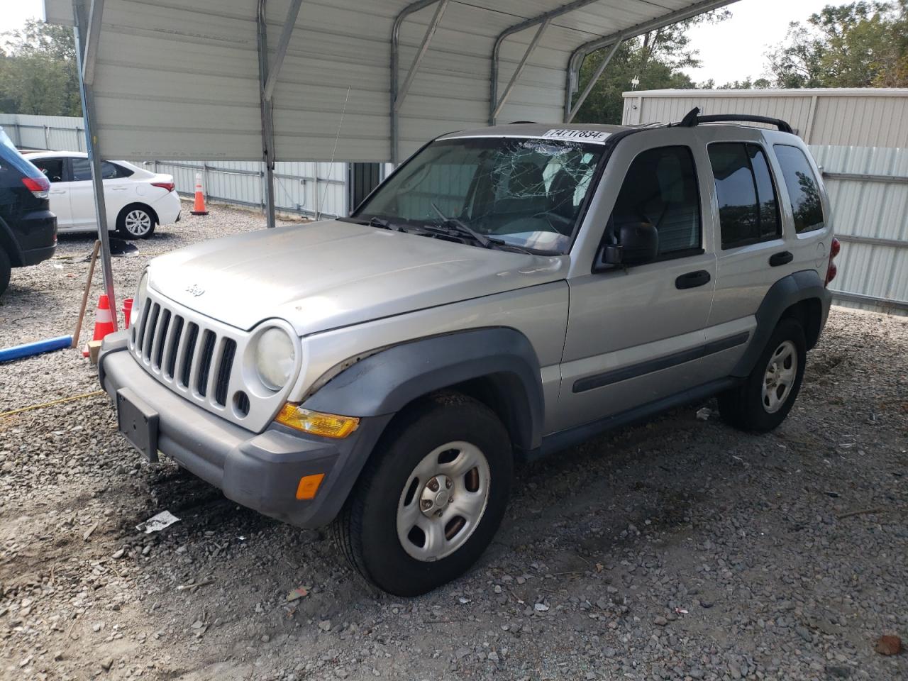 2007 Jeep Liberty (North America) VIN 1J4GK48K17W641701