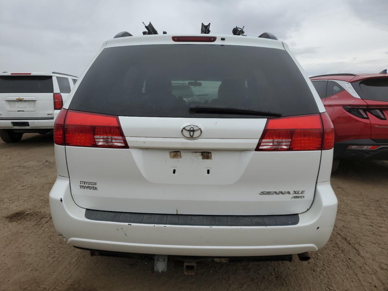 2004 Toyota Sienna VIN 5TDBA22C34S027043 Copart auction photo, mechanical damage thumbnail 6