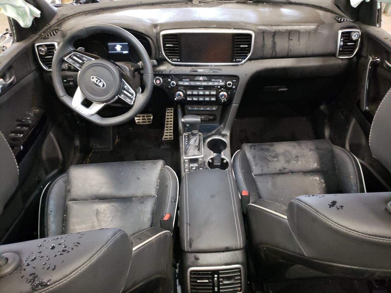 2022 KIA Sportage VIN KNDPRCA60N7007313 Copart auction photo, rollover damage thumbnail 8