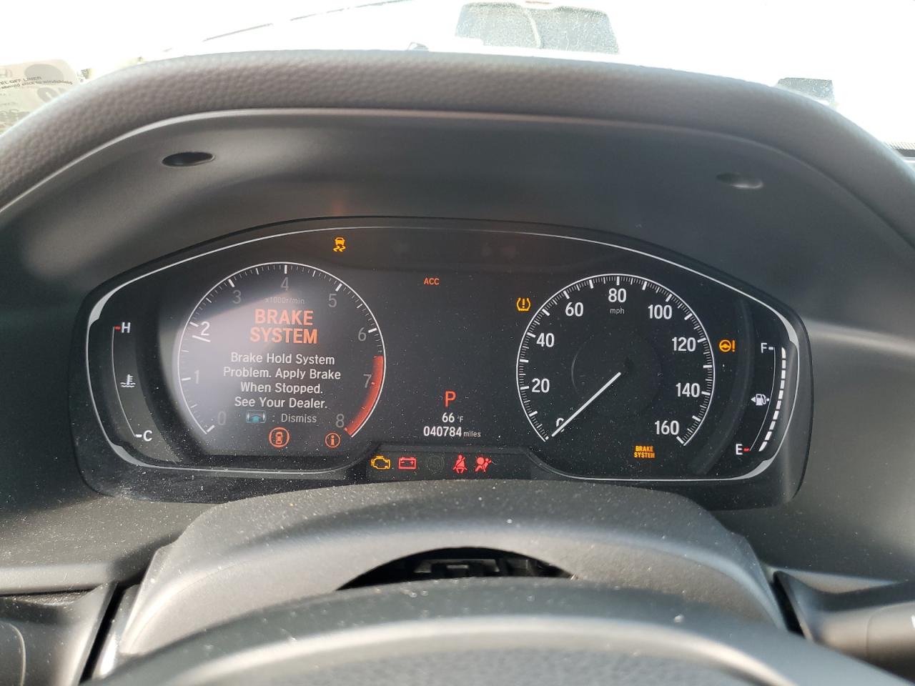 2019 Honda Accord VIN 1HGCV1F30KA154681 Copart auction photo, front end / minor dent/scratches damage thumbnail 9