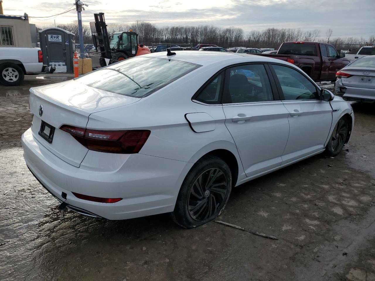 2019 Volkswagen Jetta VIN 3VWG57BUXKM099660 Copart auction photo, front end / side damage thumbnail 3
