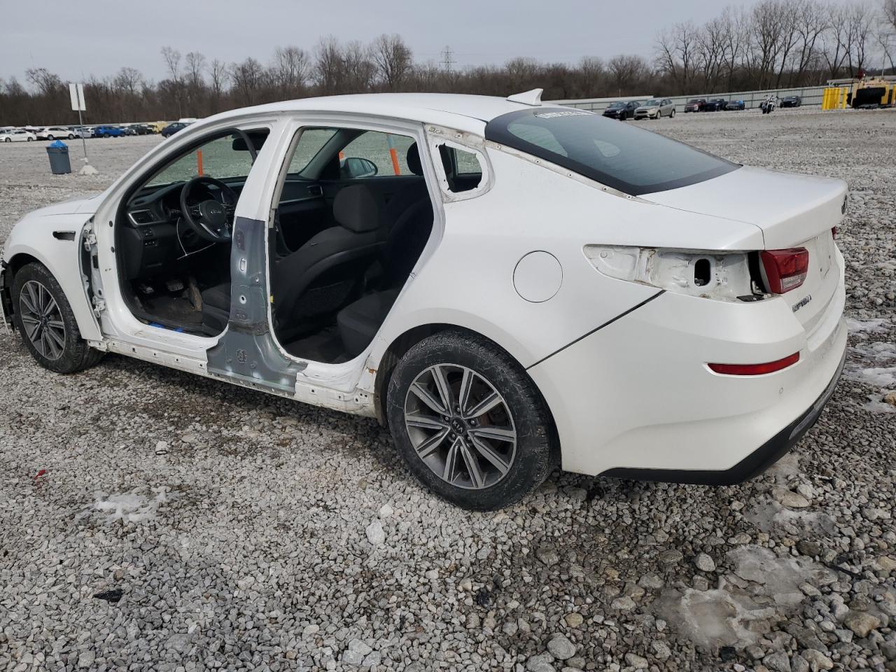 2019 KIA Optima VIN 5XXGT4L35KG370428 Copart auction photo, front end / rear end damage thumbnail 2