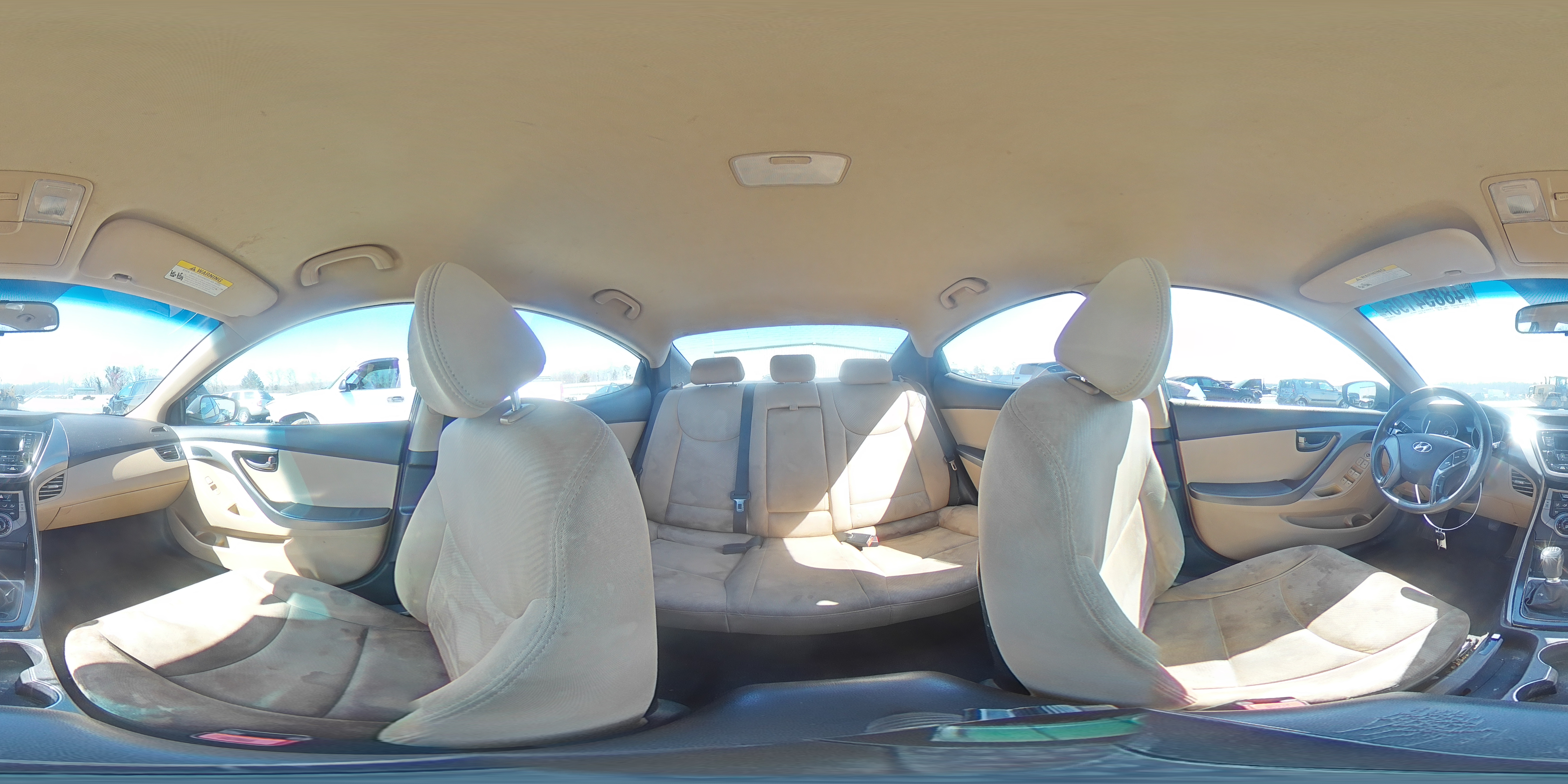 2013 Hyundai Elantra VIN KMHDH4AE1DU999945 Copart auction photo, front end damage thumbnail 13