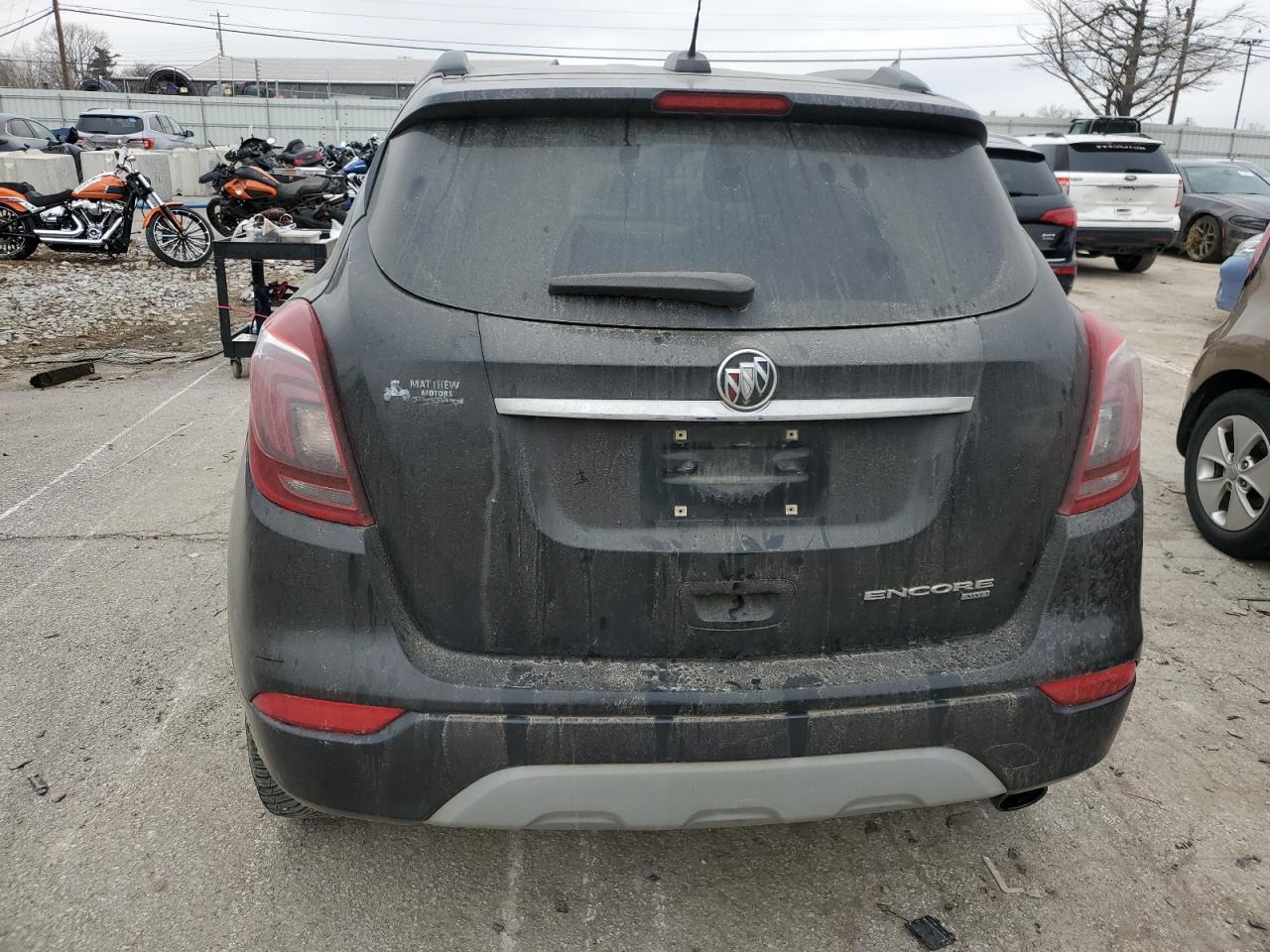 2019 Buick Encore VIN KL4CJGSM7KB890064 Copart auction photo, front end / side damage thumbnail 6