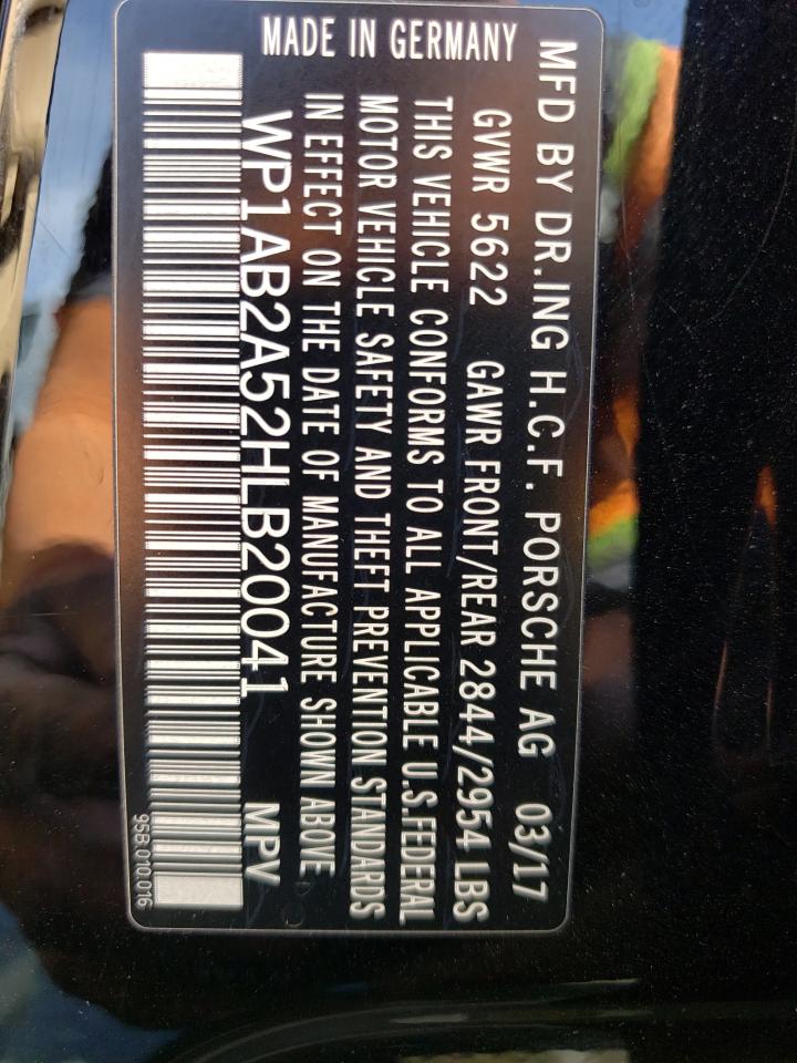2017 Porsche Macan VIN WP1AB2A52HLB20041 Copart auction photo, front end / minor dent/scratches damage thumbnail 15