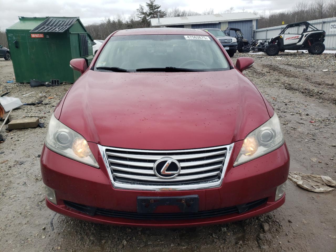 2010 Lexus ES VIN JTHBK1EG7A2358120 Copart auction photo, rear end damage thumbnail 5