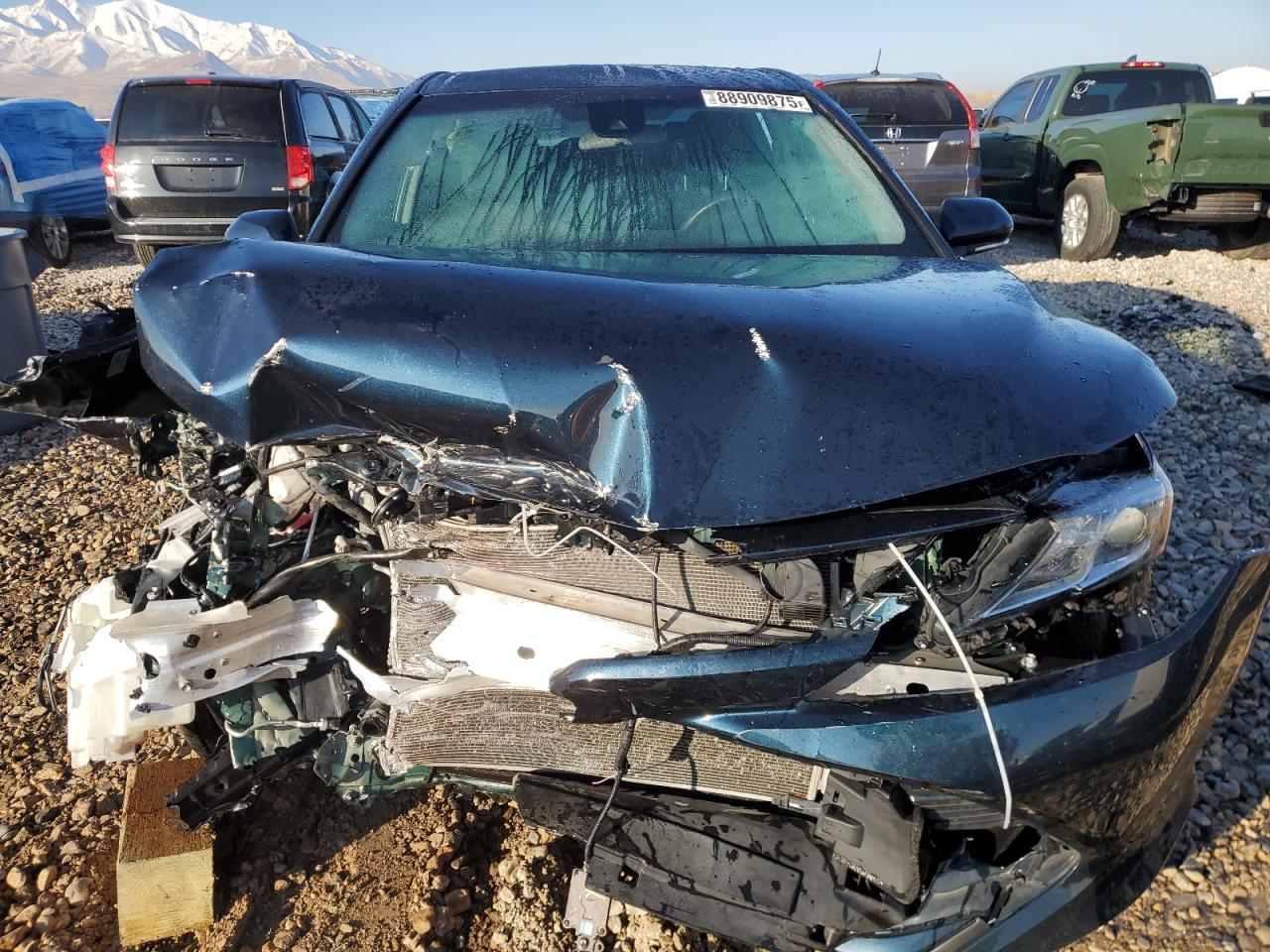 2020 Toyota Camry VIN 4T1C11BK6LU007980 Copart auction photo, front end damage thumbnail 5