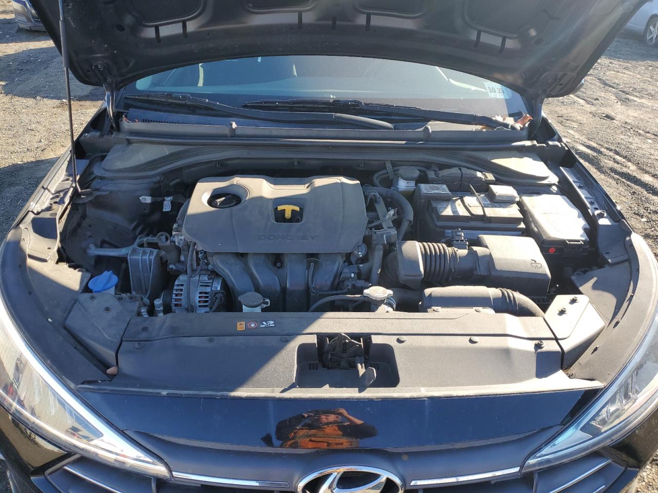 2020 Hyundai Elantra VIN 5NPD74LF0LH622660 Copart auction photo, side / front end damage thumbnail 11