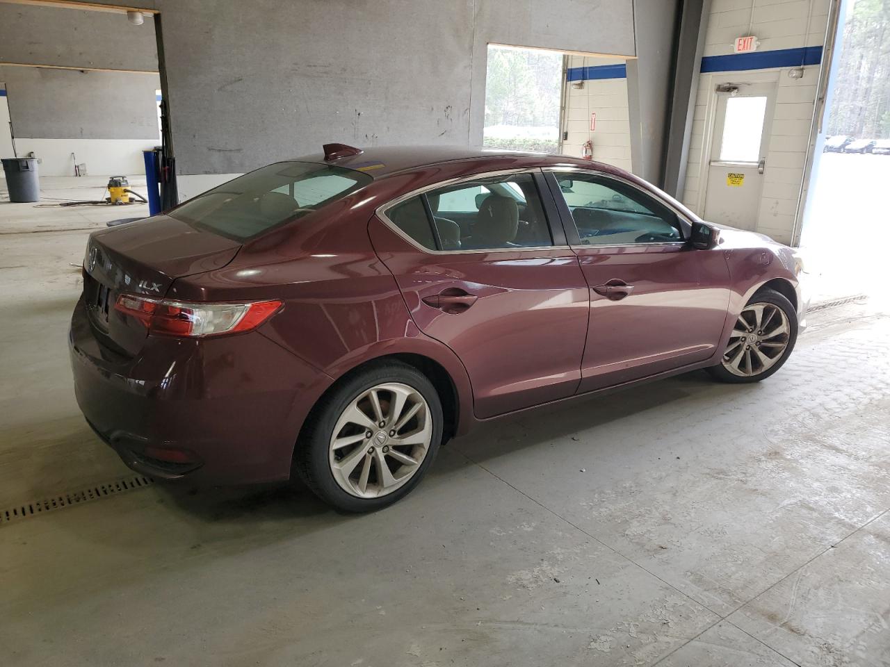 2016 Acura ILX VIN 19UDE2F38GA016873 Copart auction photo, side / rear end damage thumbnail 3