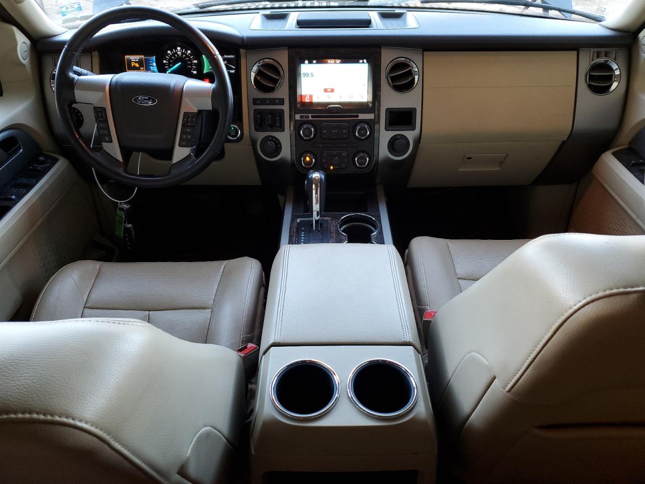 2016 Ford Expedition VIN 1FMJU2AT4GEF38724 Copart auction photo, front end / side damage thumbnail 8